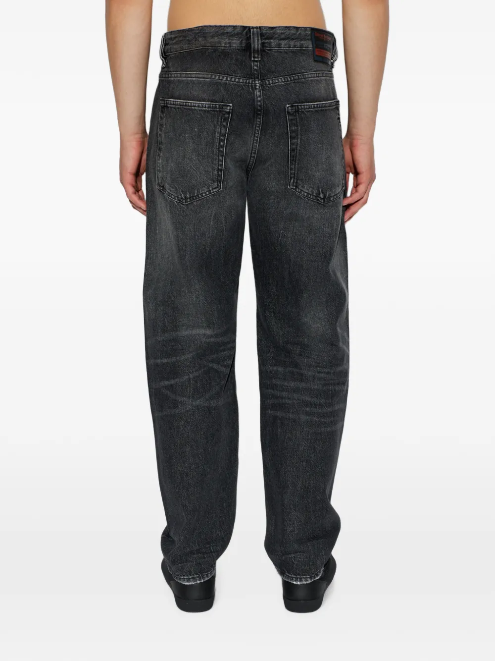 Diesel 2024 D-MACS gerafelde jeans Grijs