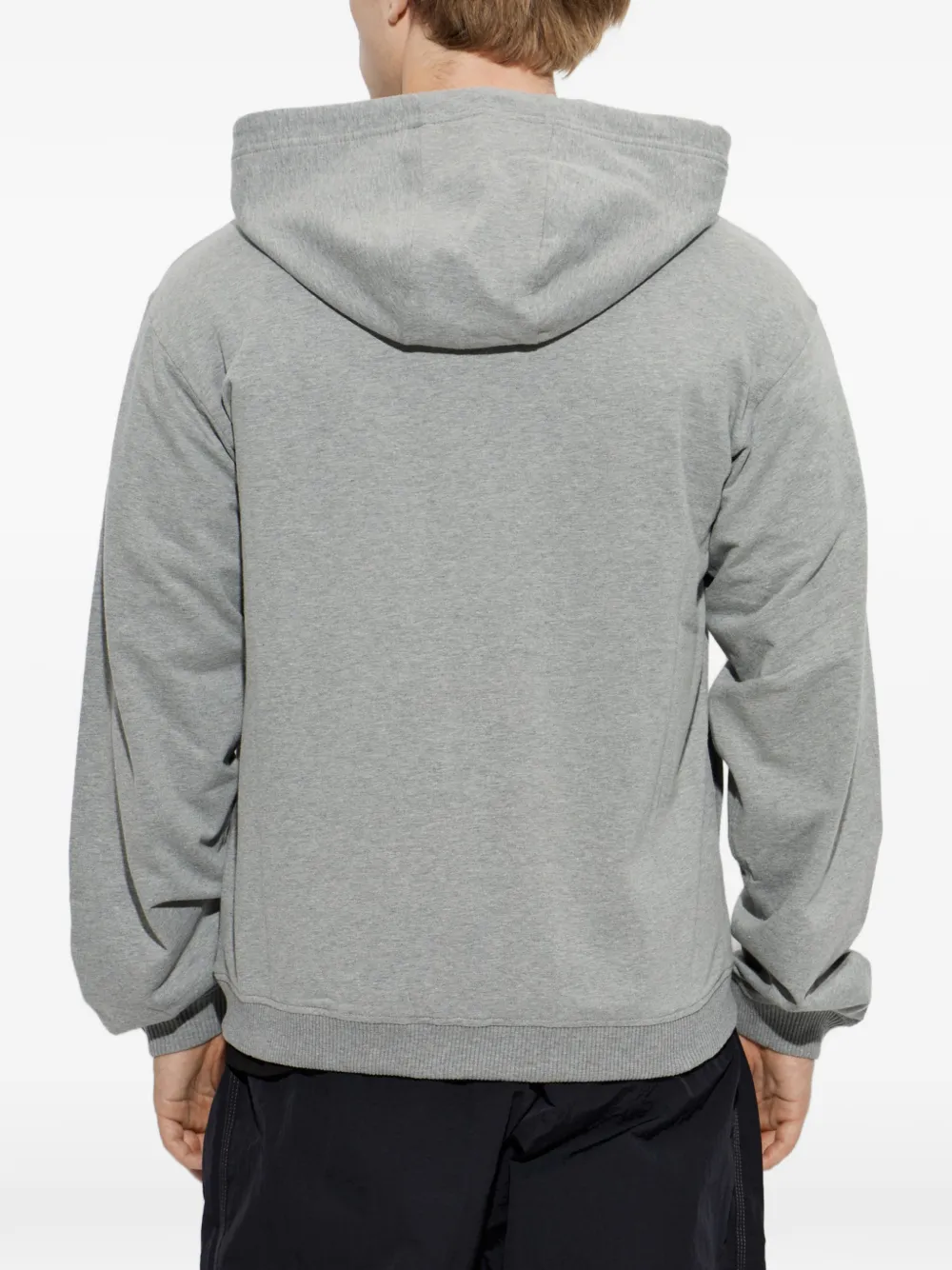 Diesel Hoodie met logopatch Grijs