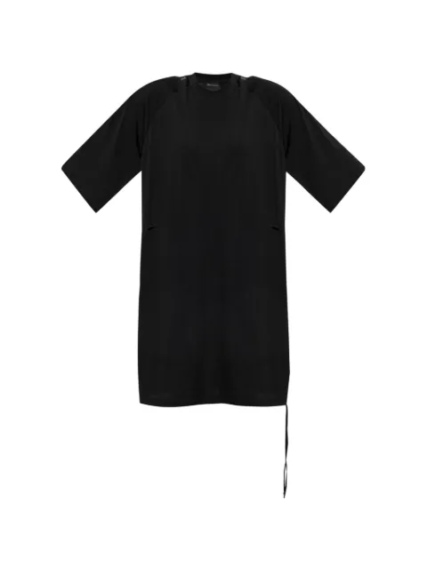Y-3 stripe-detail drawstring-fastening midi dress