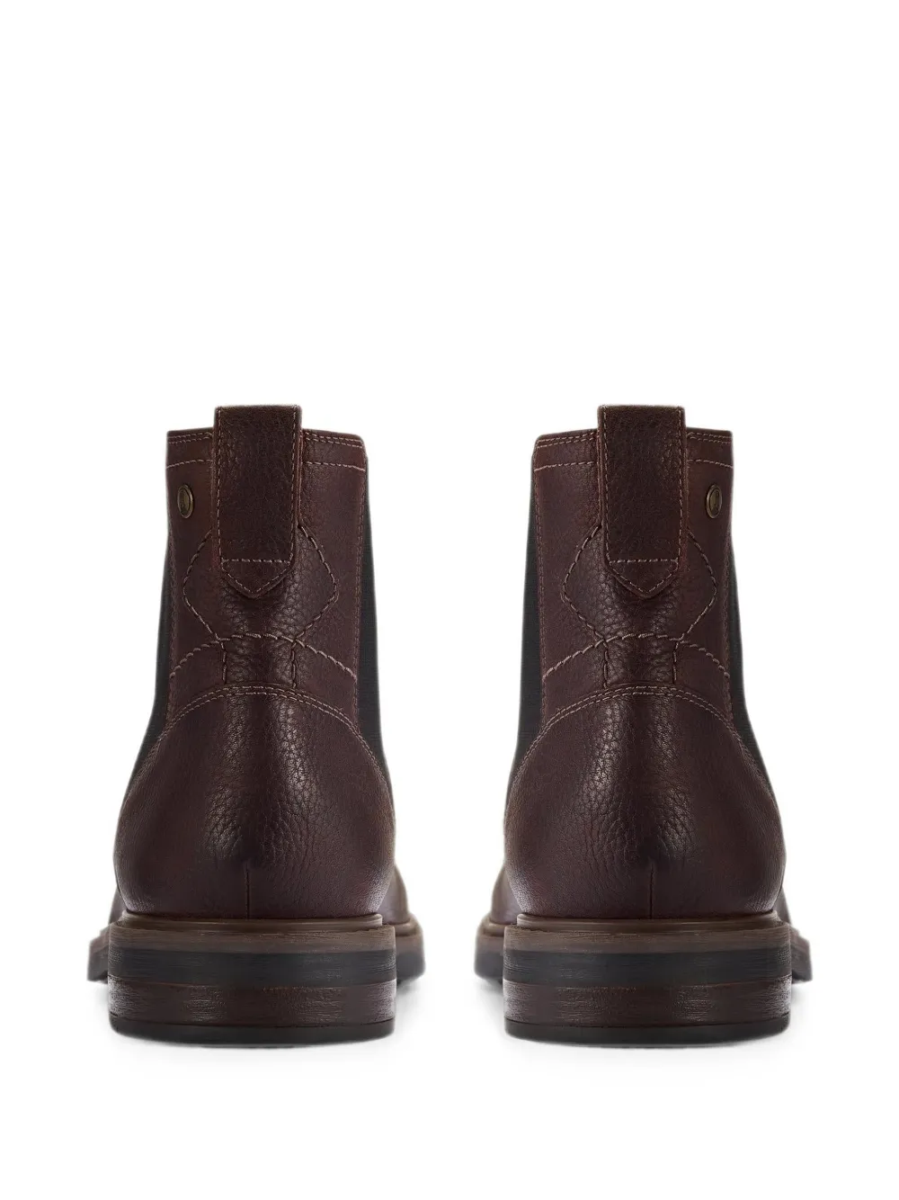 Clarks Originals Newford Easy leren Chelsea laarzen Bruin
