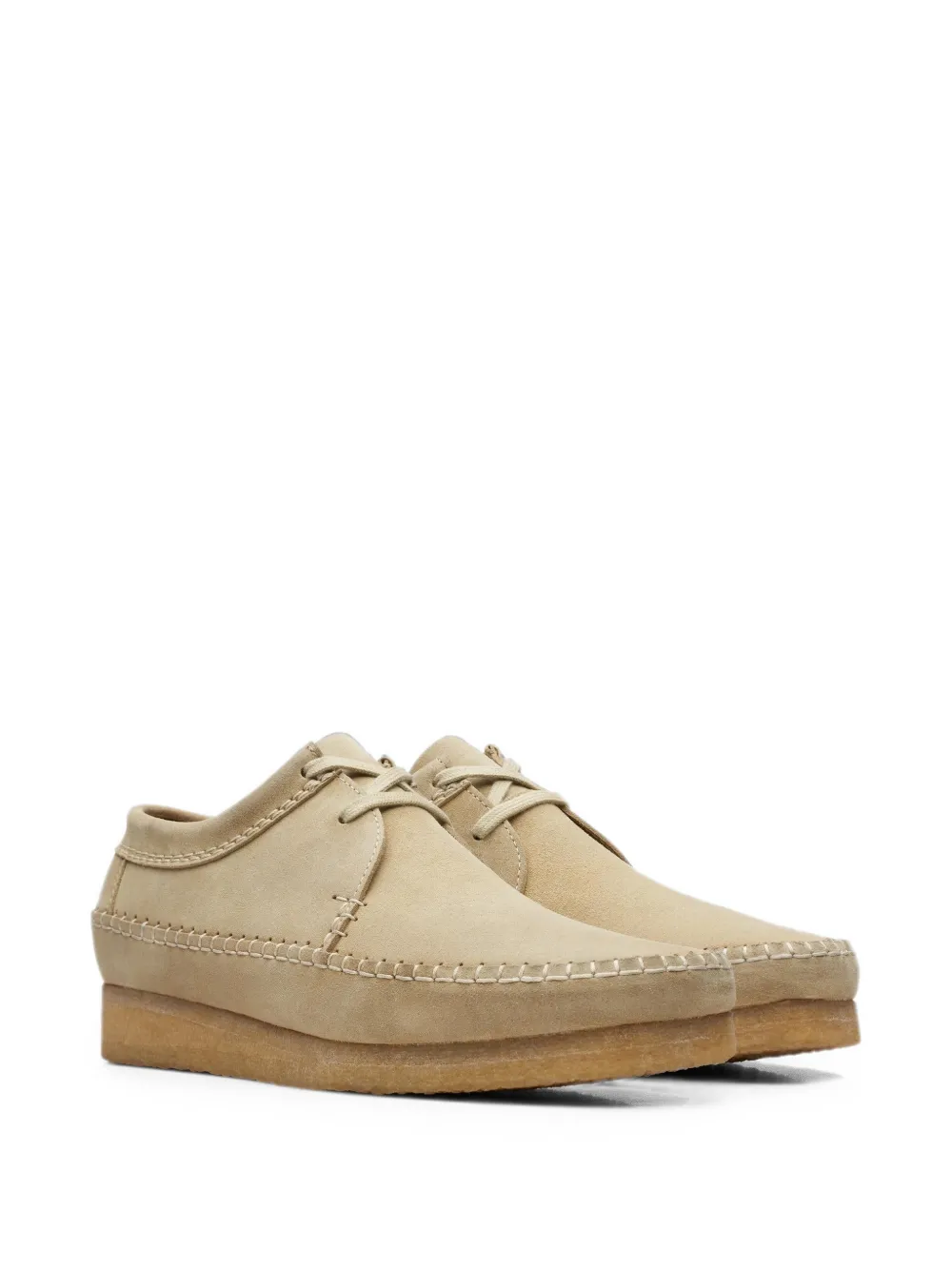 Clarks Originals Weaver lace-up Derby shoes Beige