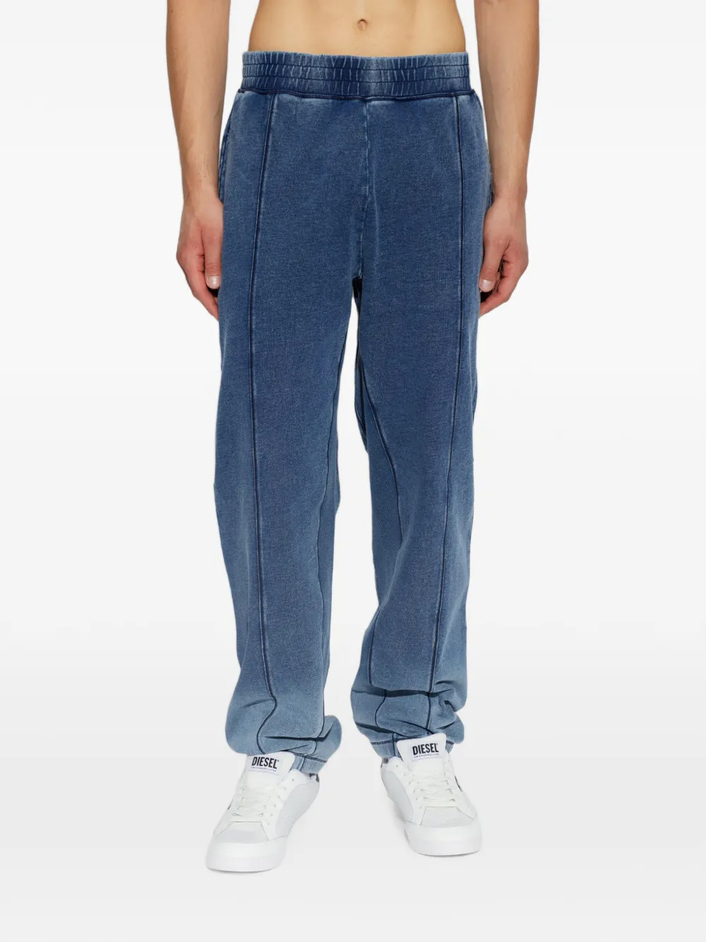 Diesel Trainingsbroek met vervaagd effect Blauw