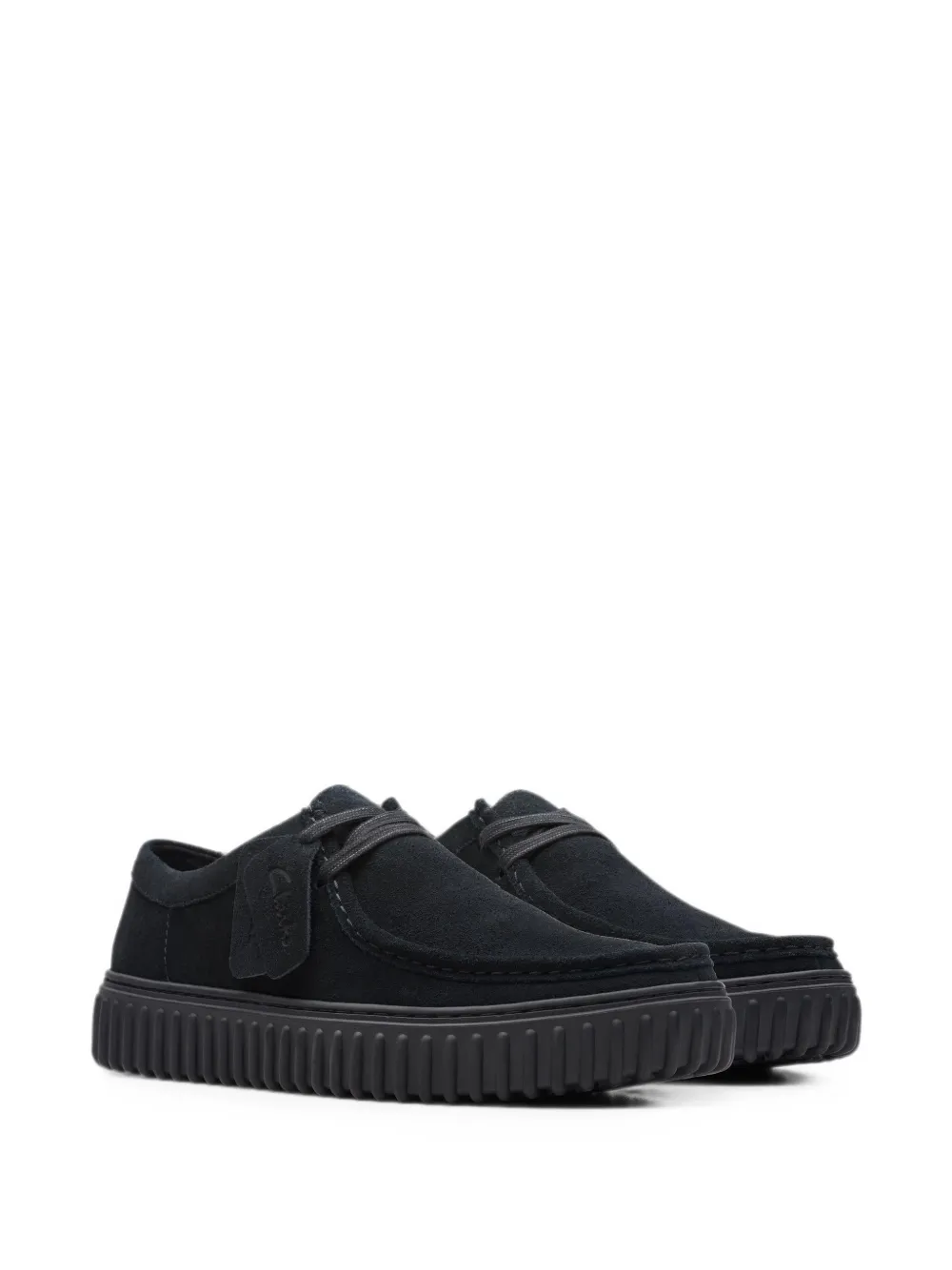 Clarks Originals Torhill Lo suede Derby shoes Zwart