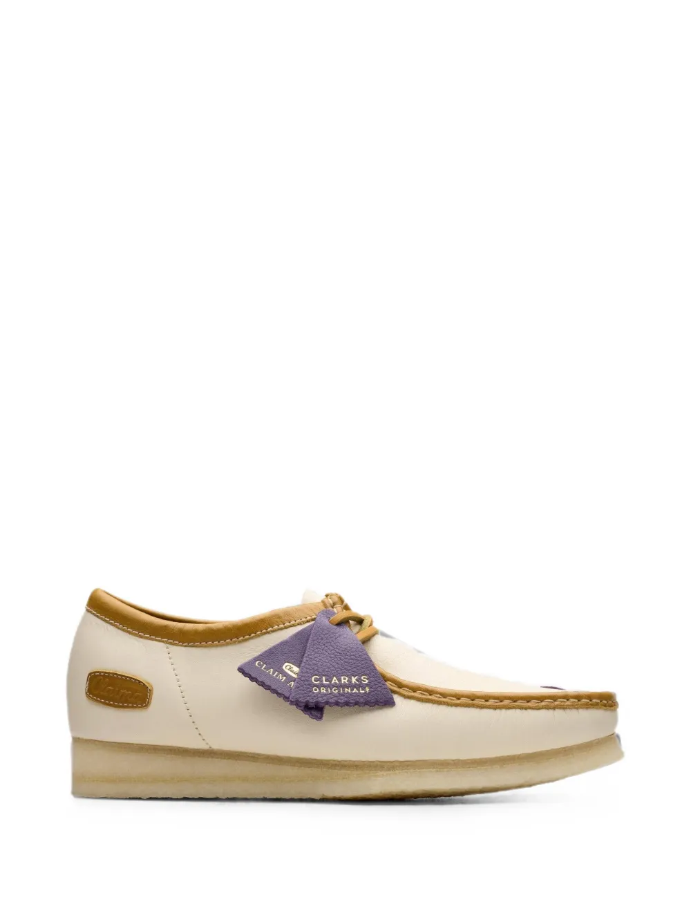 Clarks Originals Wallabee leather Desert boots Beige