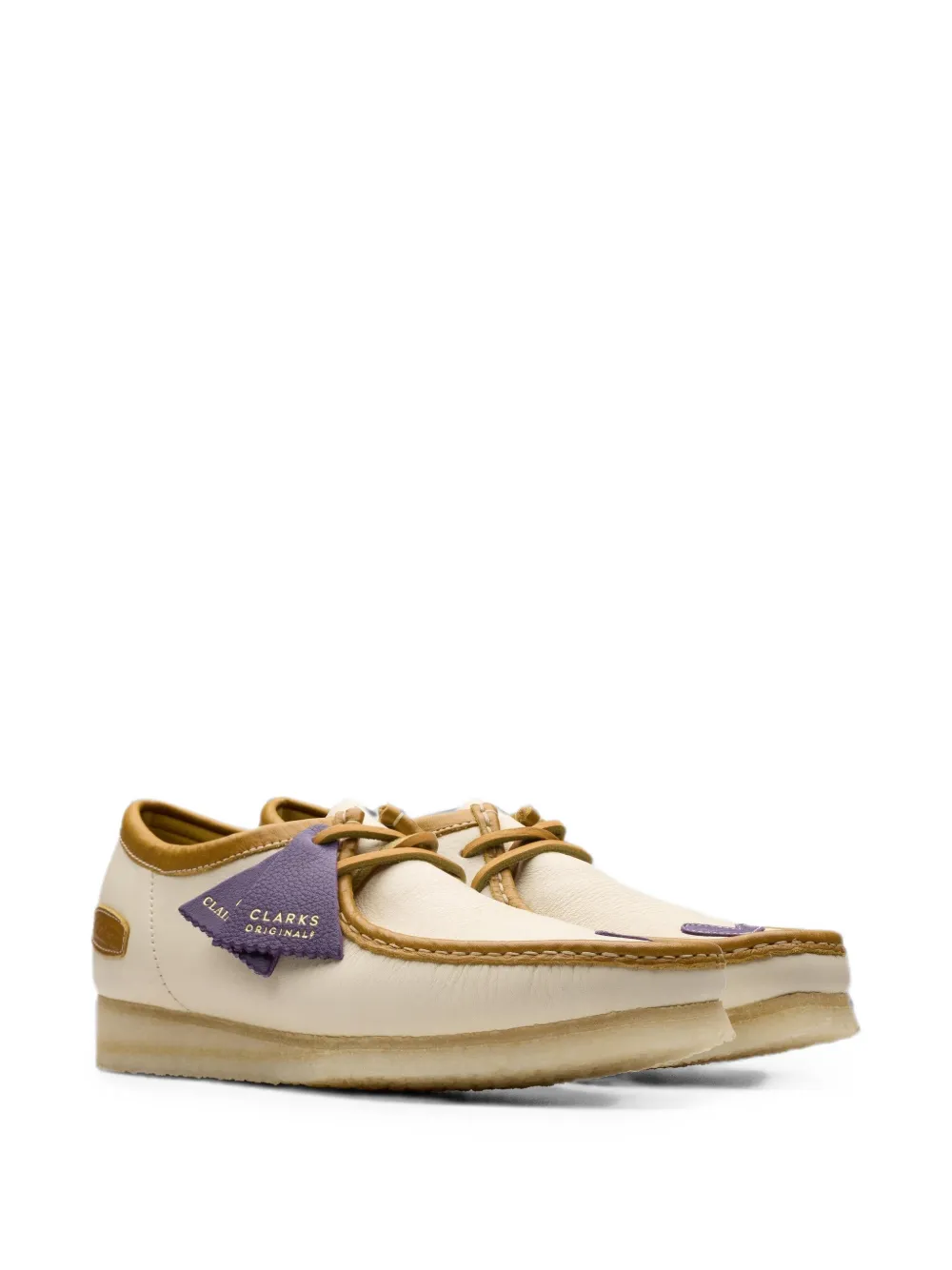 Clarks Originals Wallabee leather Desert boots Beige