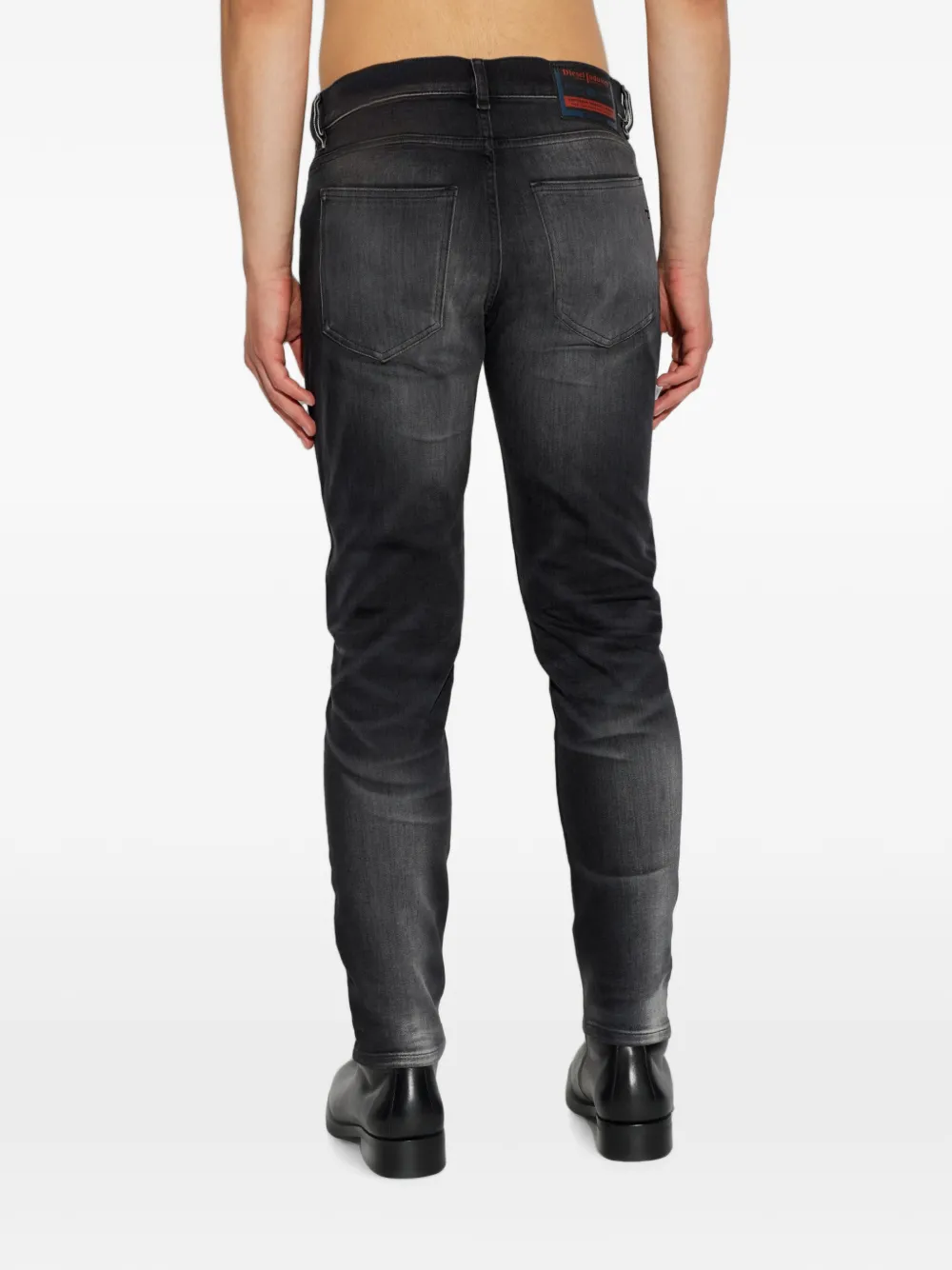Diesel D-Strukt jeans met vervaagd effect Zwart