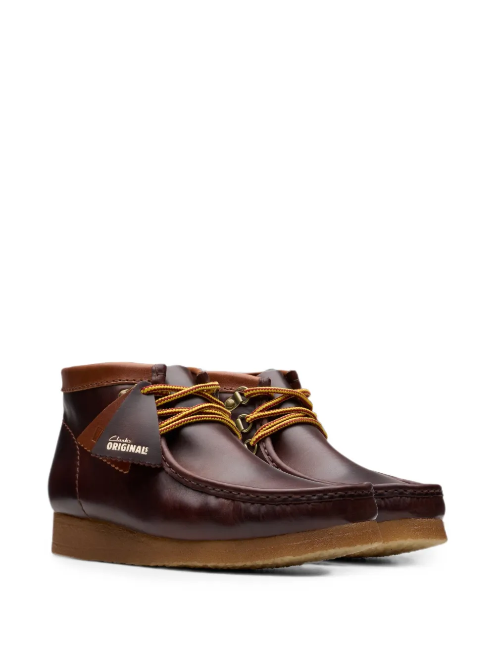 Clarks Originals Wallabee Hiker leather desert boots Bruin