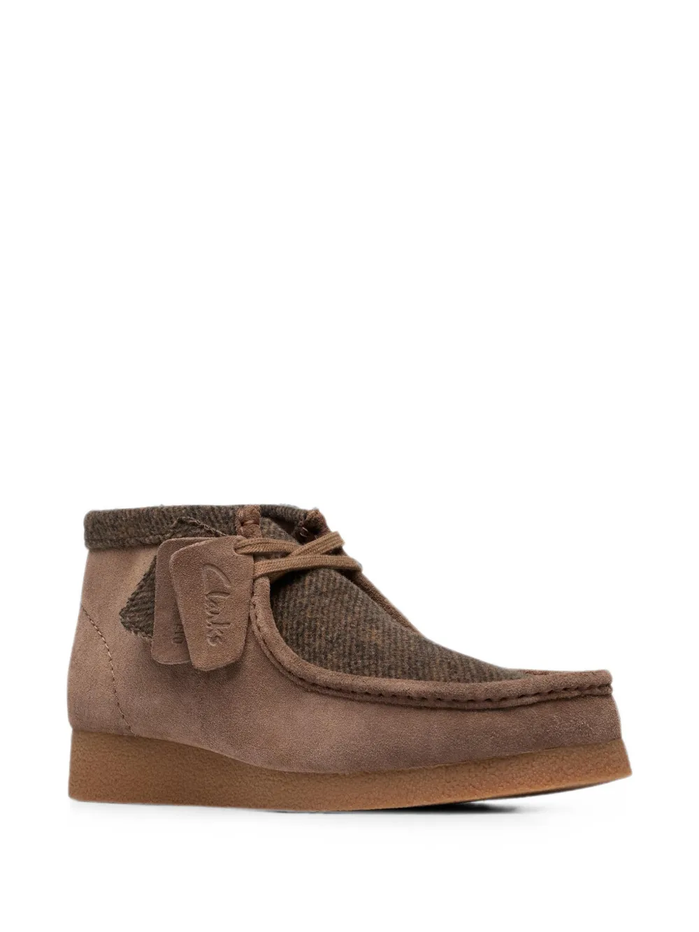 Clarks Originals Wallabee Evo suede ankle boots Bruin