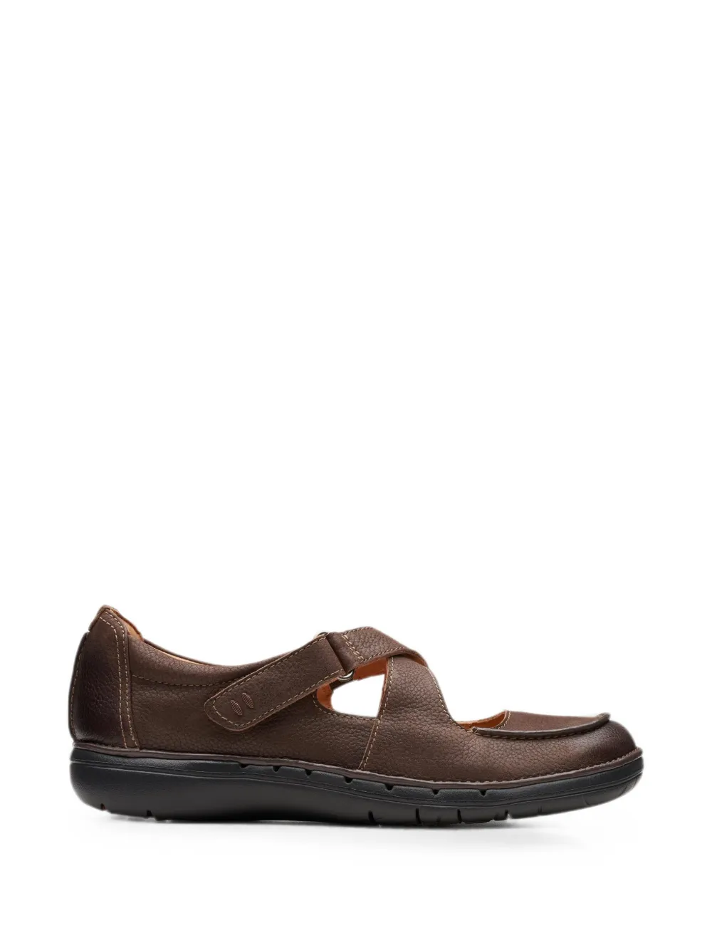 Clarks Originals Un Loop Strap round-toe slip-on shoes Bruin