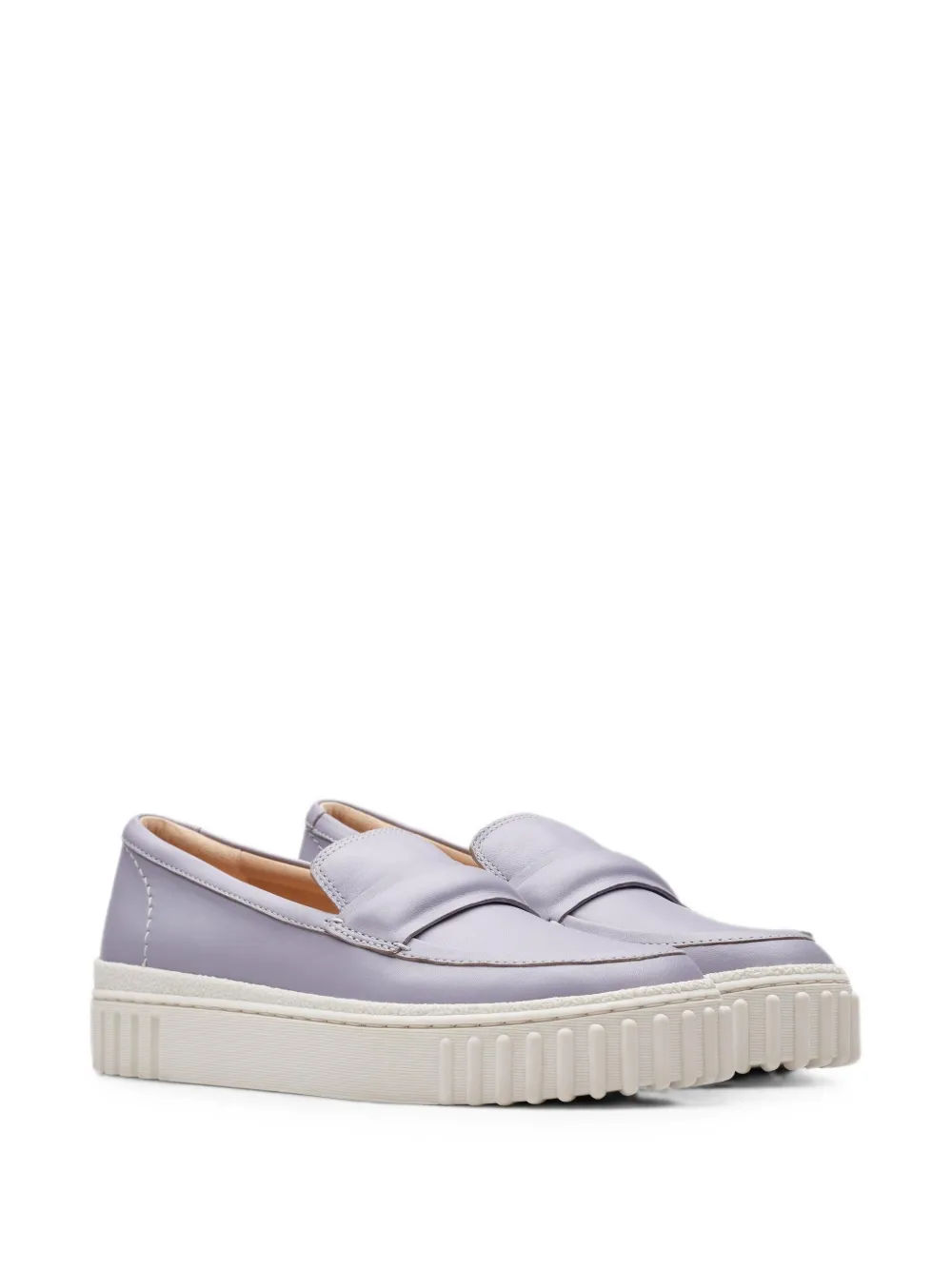 Clarks Originals Mayhill Cove leren loafers Paars