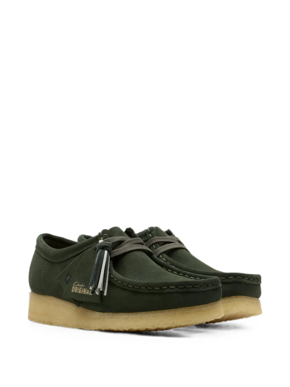Clarks Originals Wallabee tassel-detail loafers Groen