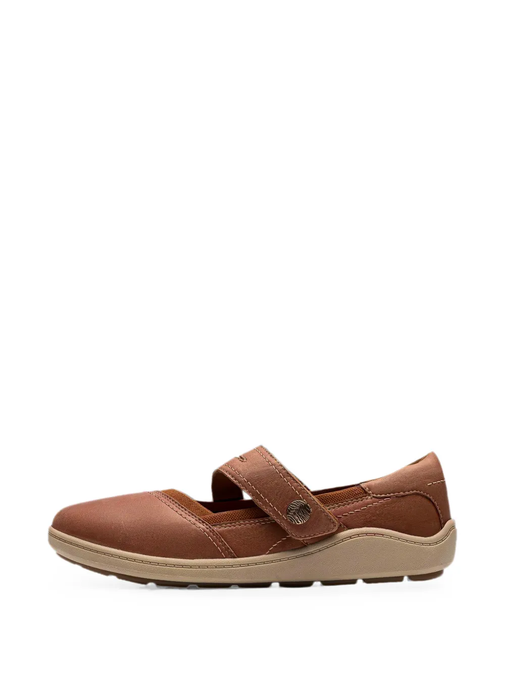 Clarks Originals Ballerine Bryianne Janey con strappo - Marrone