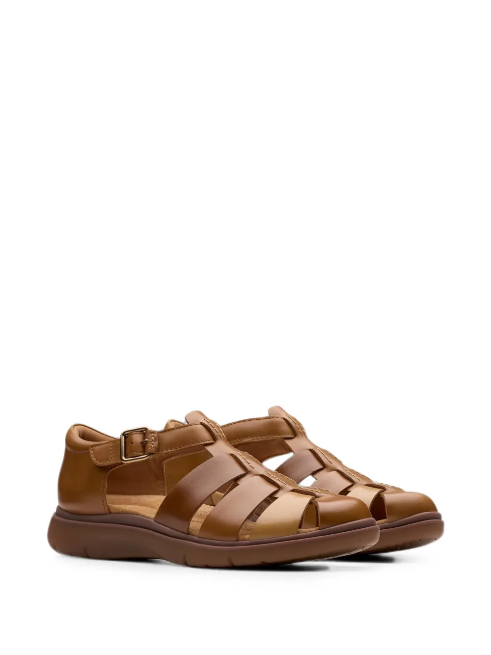 Clarks Originals Certina Sun gekooide sandalen Bruin