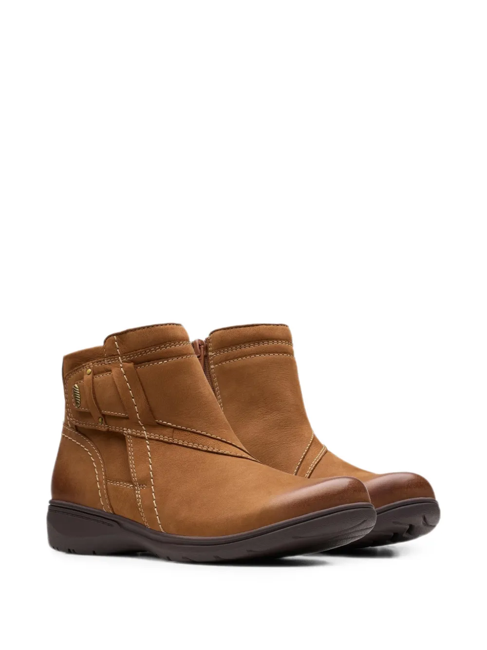 Clarks Originals Carleigh Style leather ankle boots Bruin