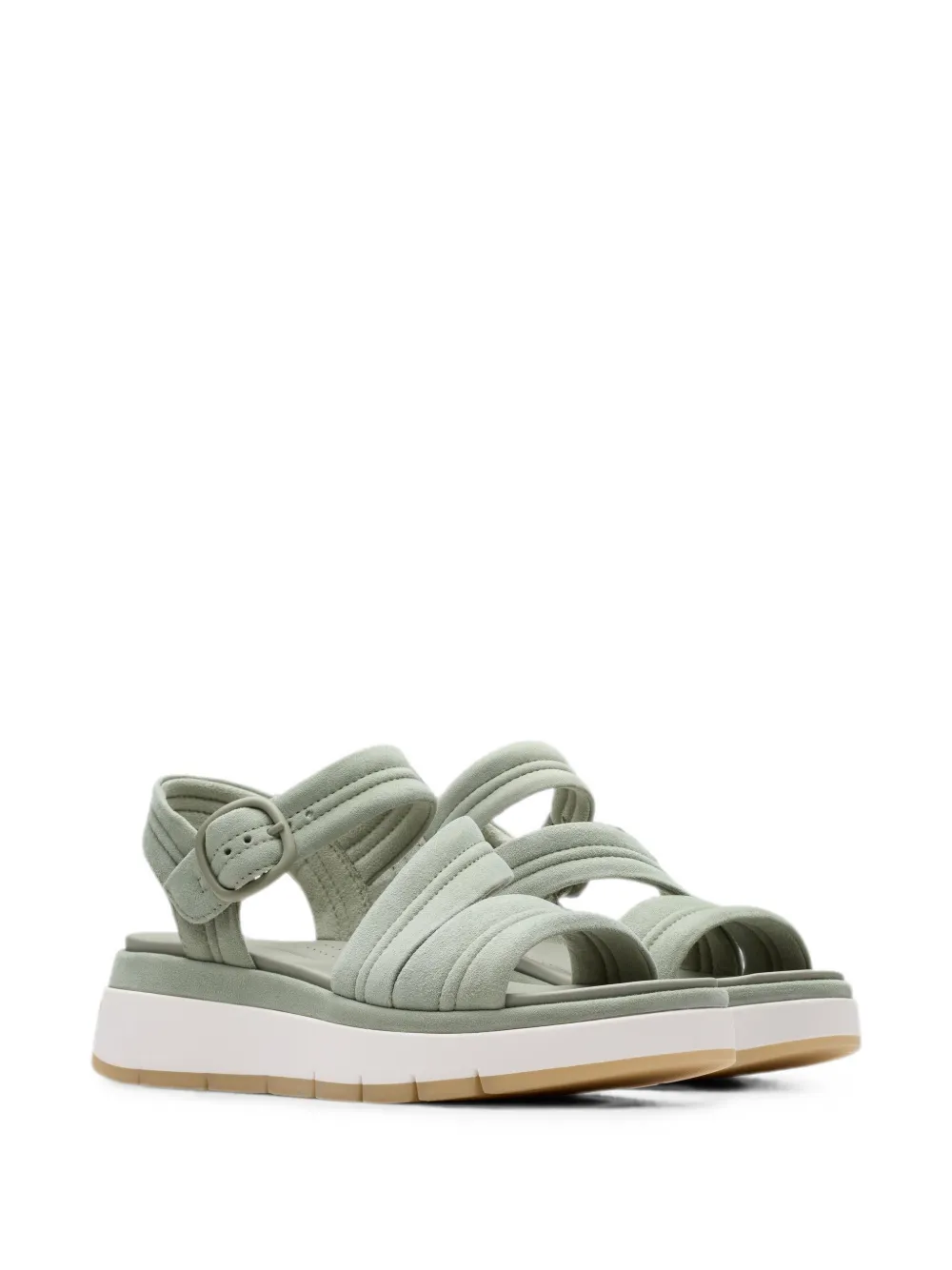 Clarks Originals Tuscan suède sandalen met bandje Groen