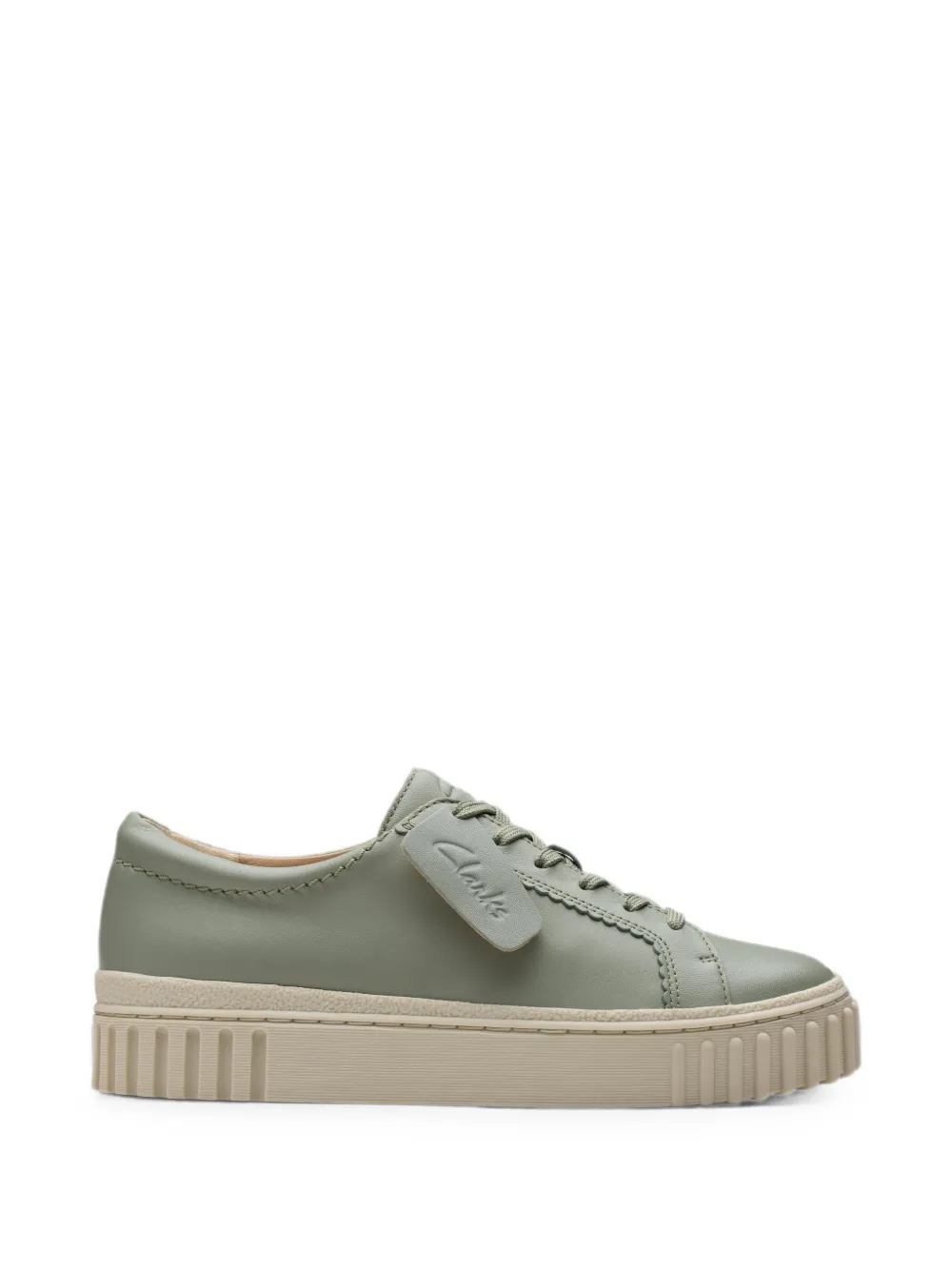 Clarks Originals Mayhill Bay leren sneakers Groen