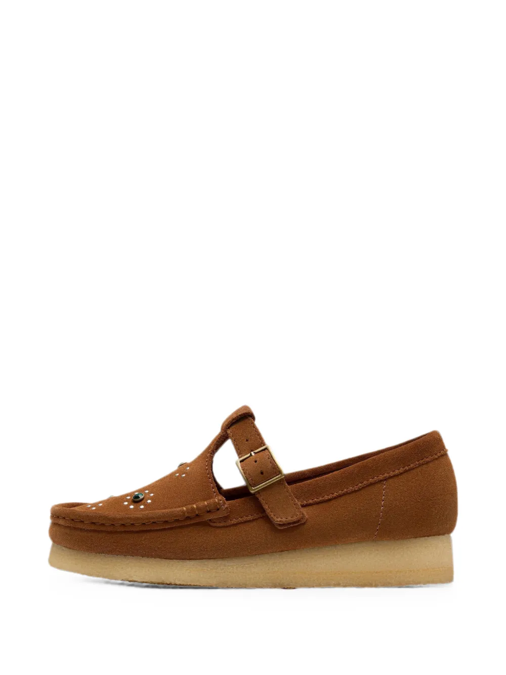 Clarks Originals Wallabee T-bar loafers - Marrone
