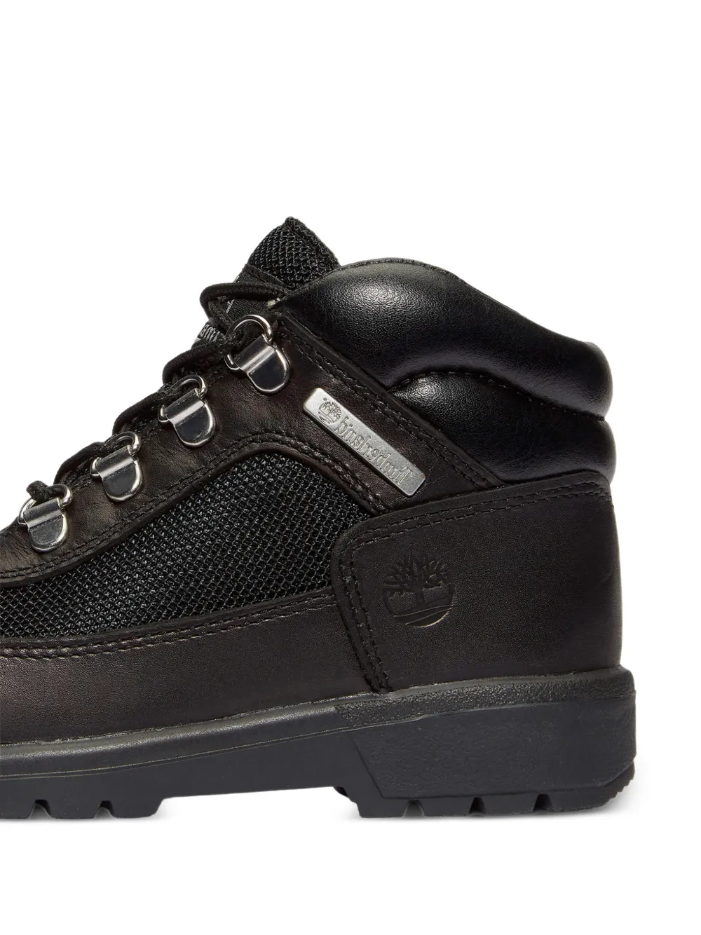 Timberland Kids Field Boot leather boots Zwart