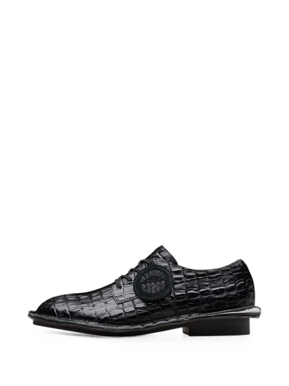 Clarks Originals Martine Rose croc-effect Derby shoes Zwart