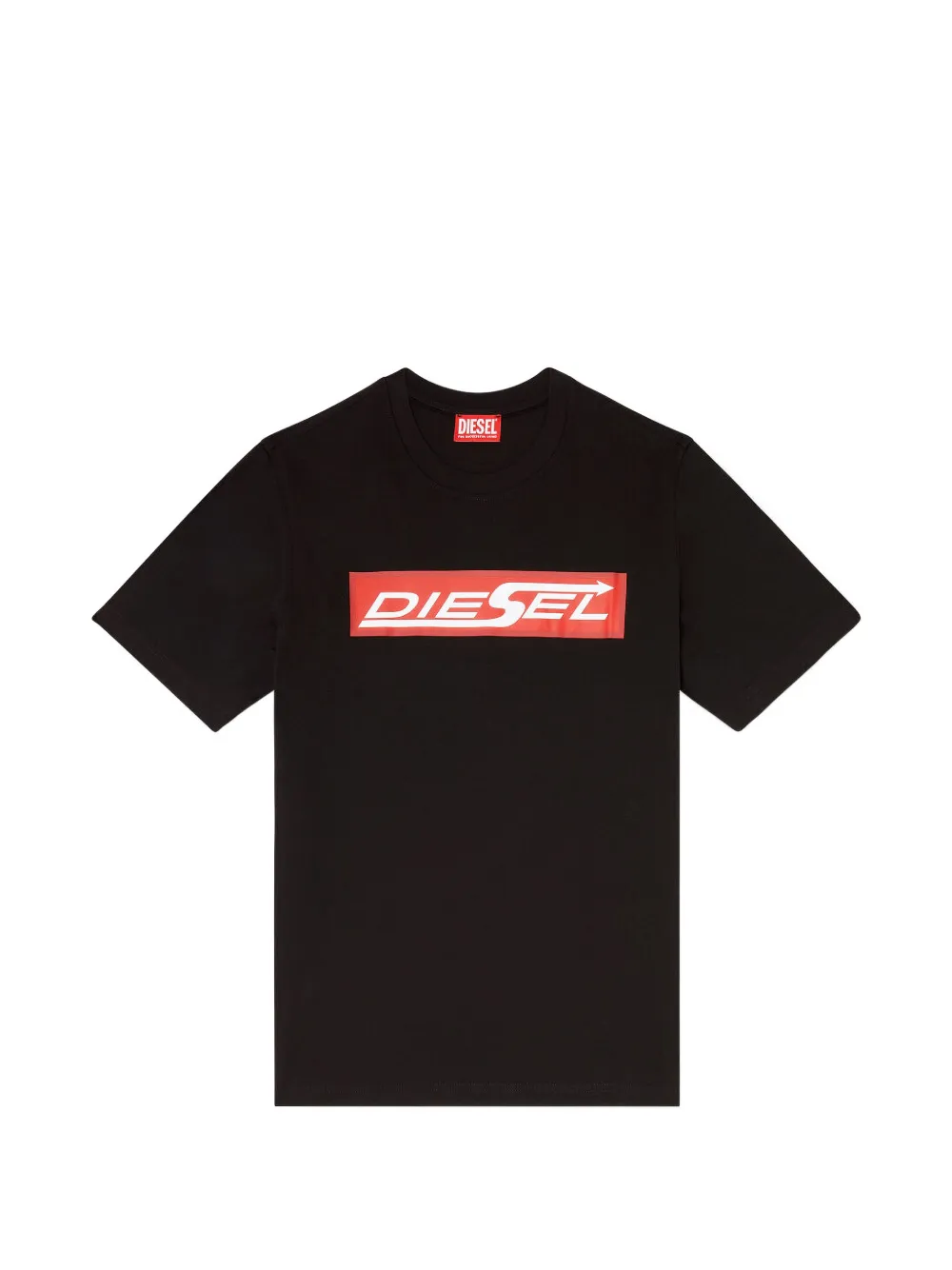 Diesel T-shirt met logoprint Zwart