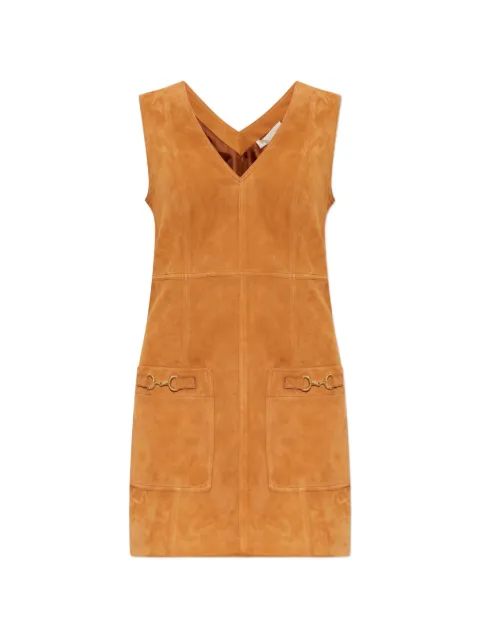 Ulla Johnson horsebit-detail leather dress