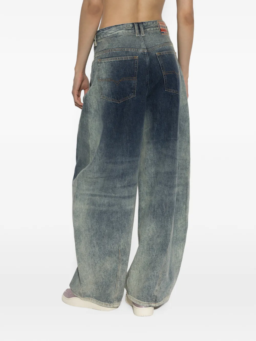 Diesel Jeans met vervaagd effect Blauw