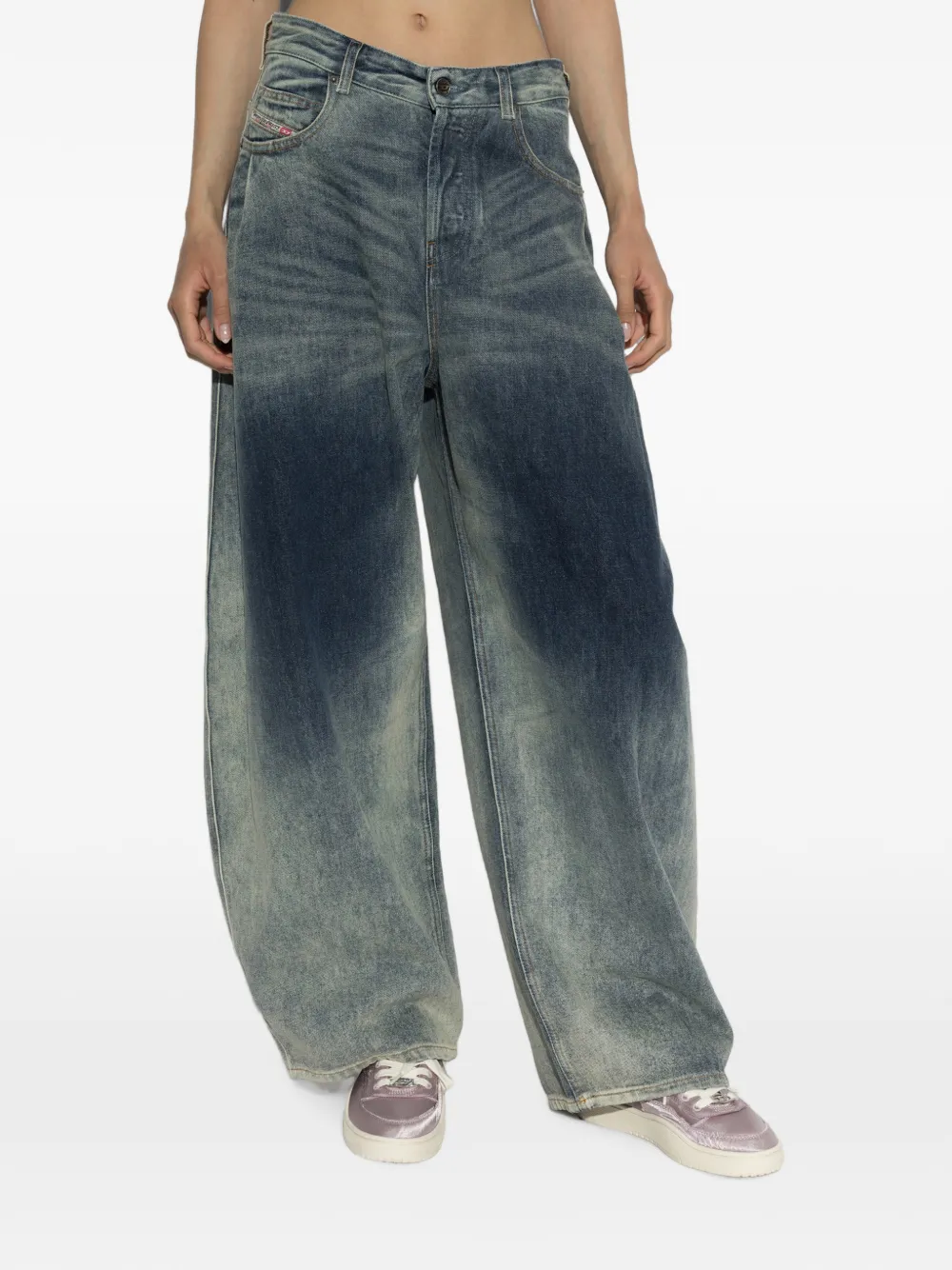 Diesel Jeans met vervaagd effect Blauw