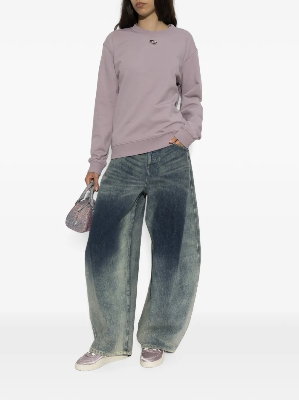 Diesel Jeans met vervaagd effect Blauw