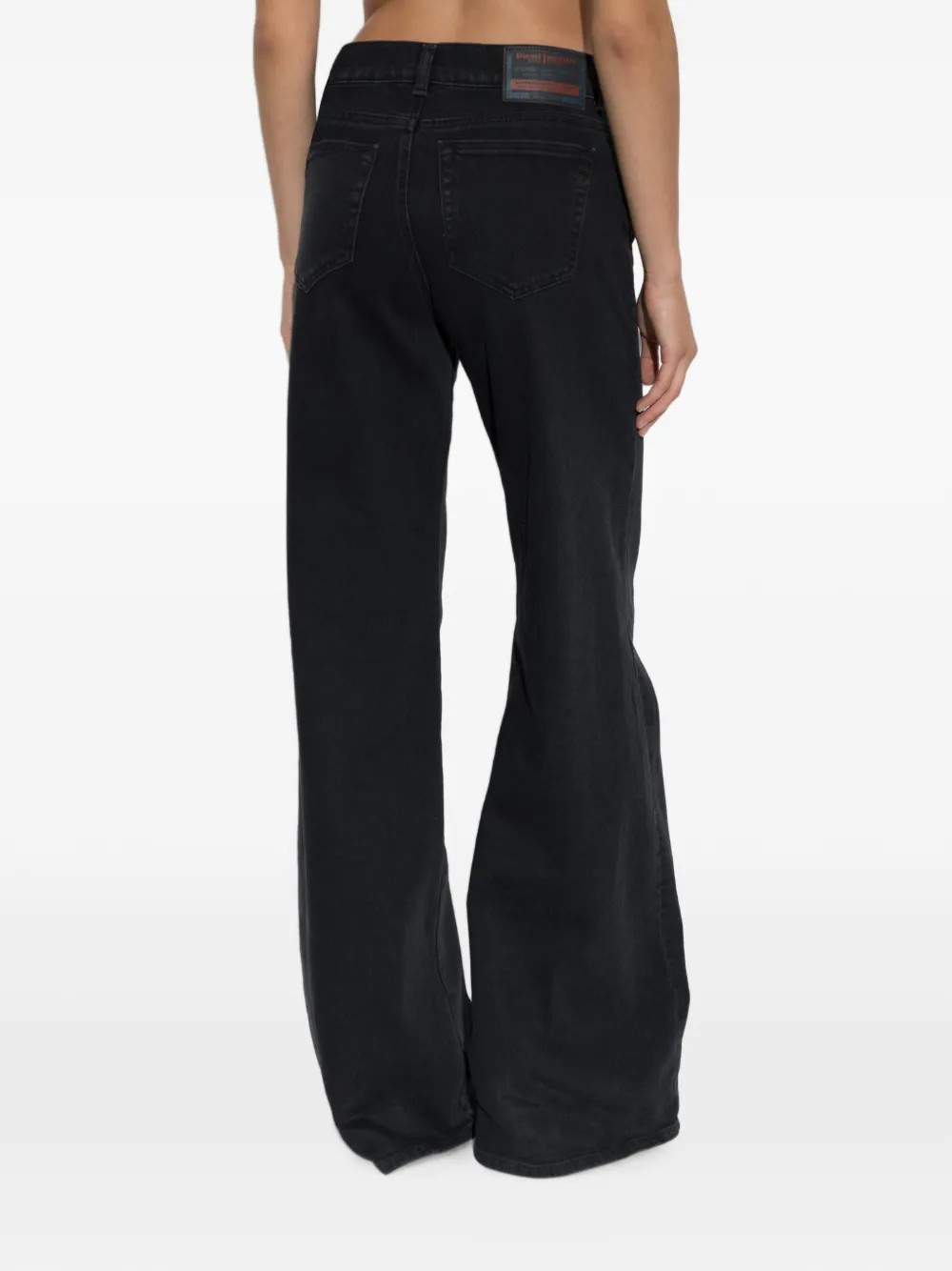 Diesel Flared jeans Zwart