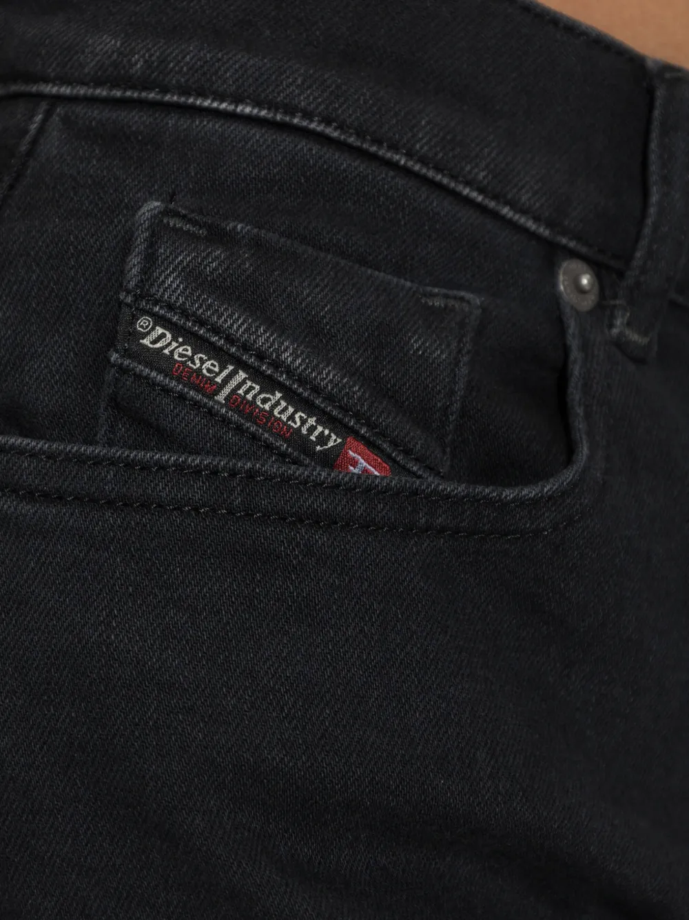 Diesel Flared jeans Zwart