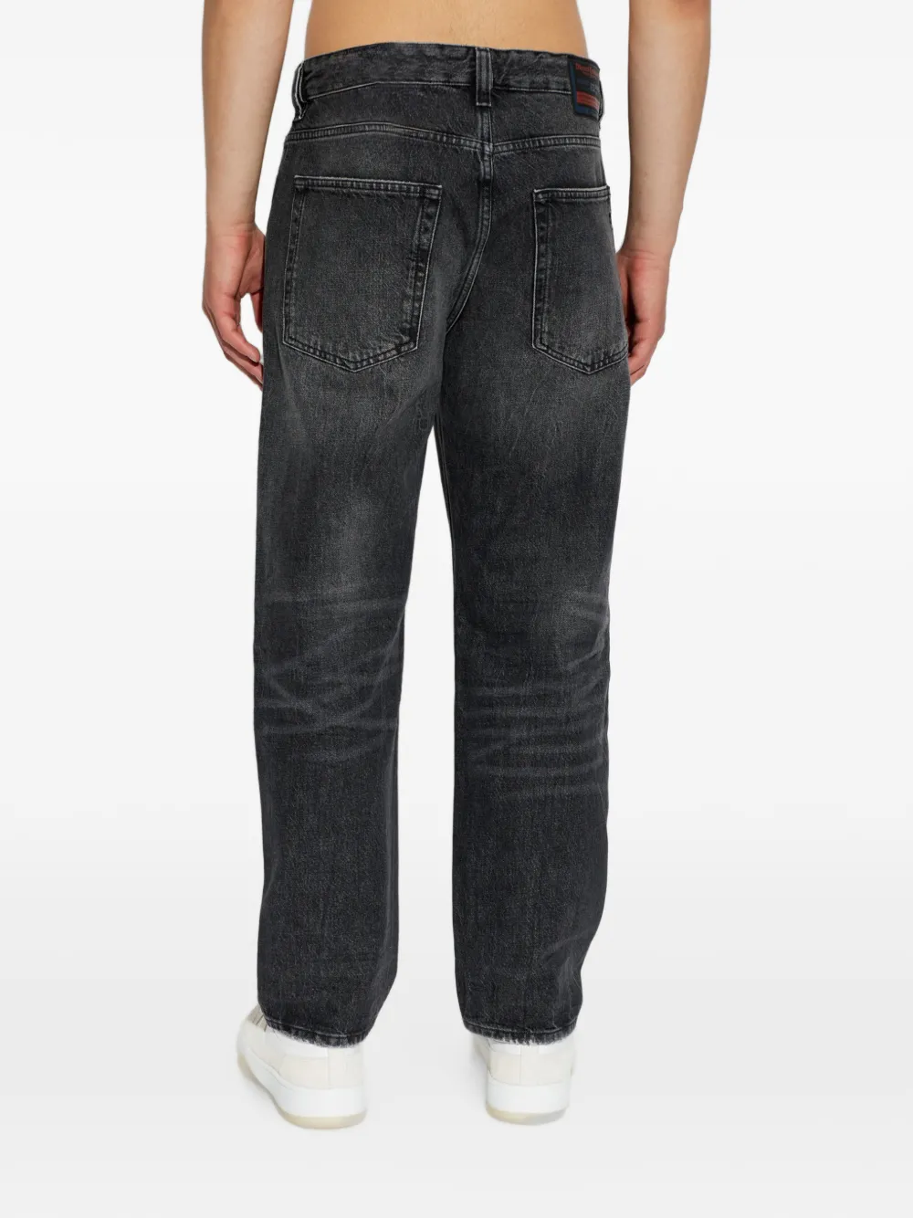 Diesel 2024 D-MACS gerafelde jeans Grijs