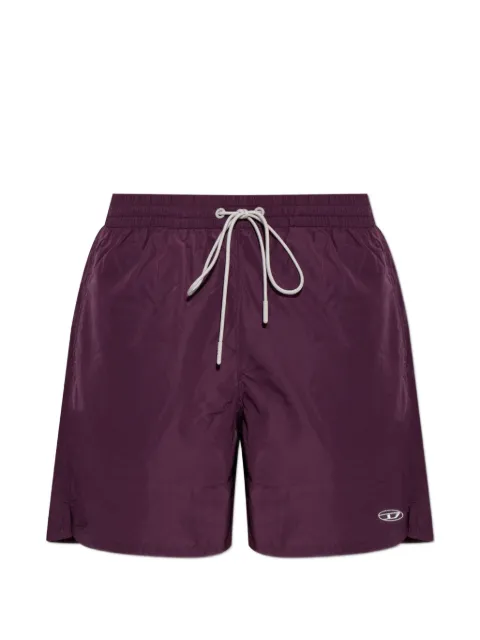 Diesel George logo-embroidered drawstring swim shorts