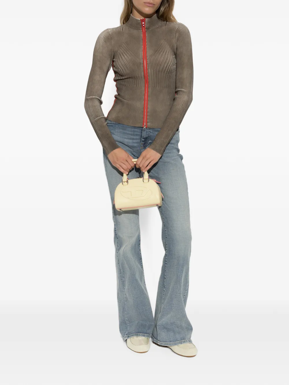 Diesel 1973 D-Part flared jeans Blauw
