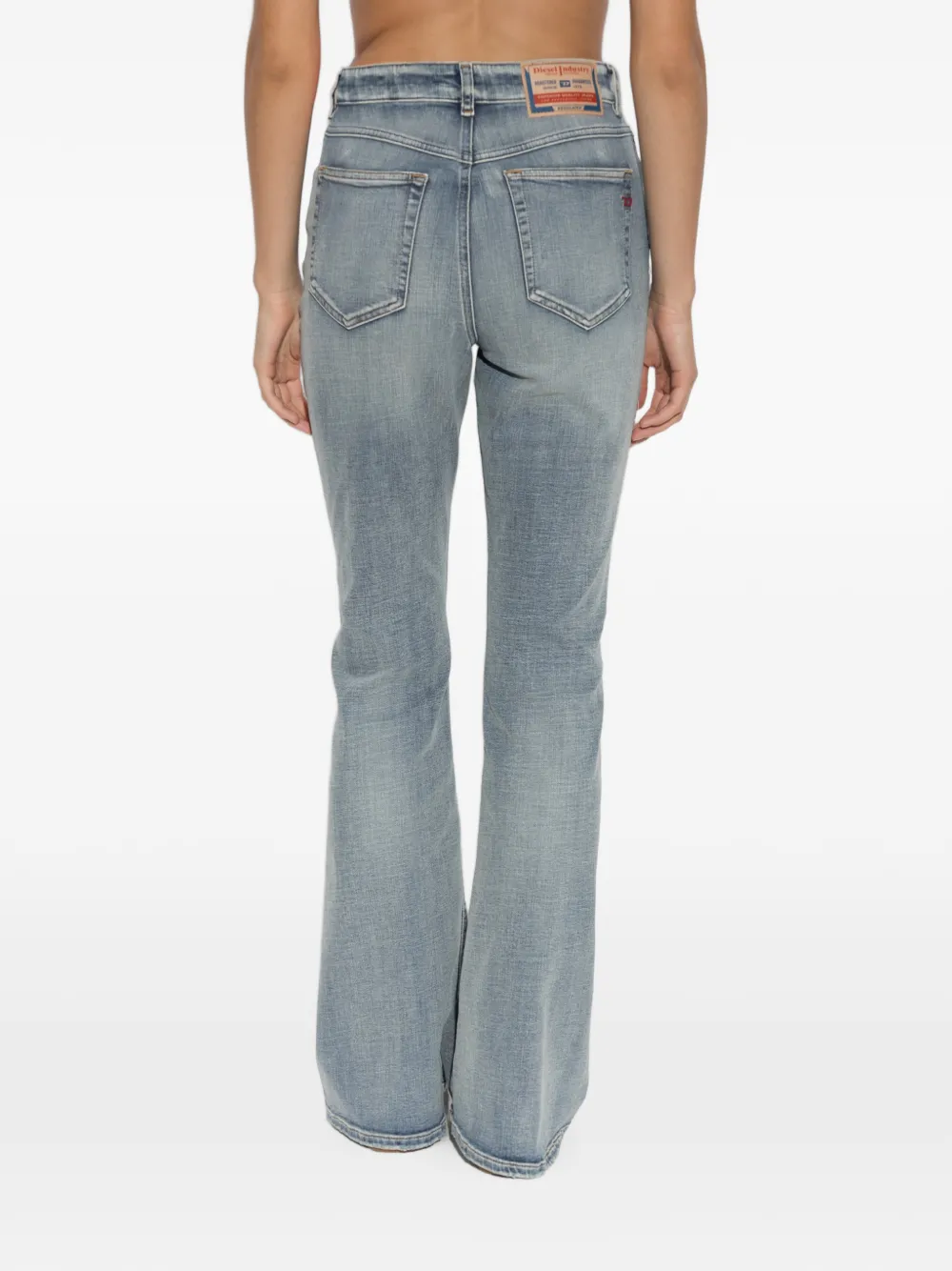 Diesel 1973 D-Part flared jeans Blauw