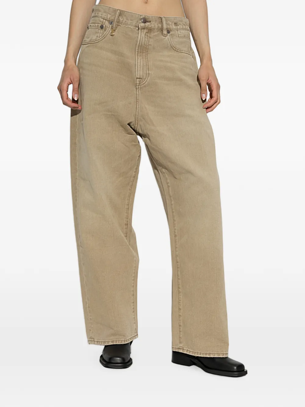 R13 Straight jeans Beige