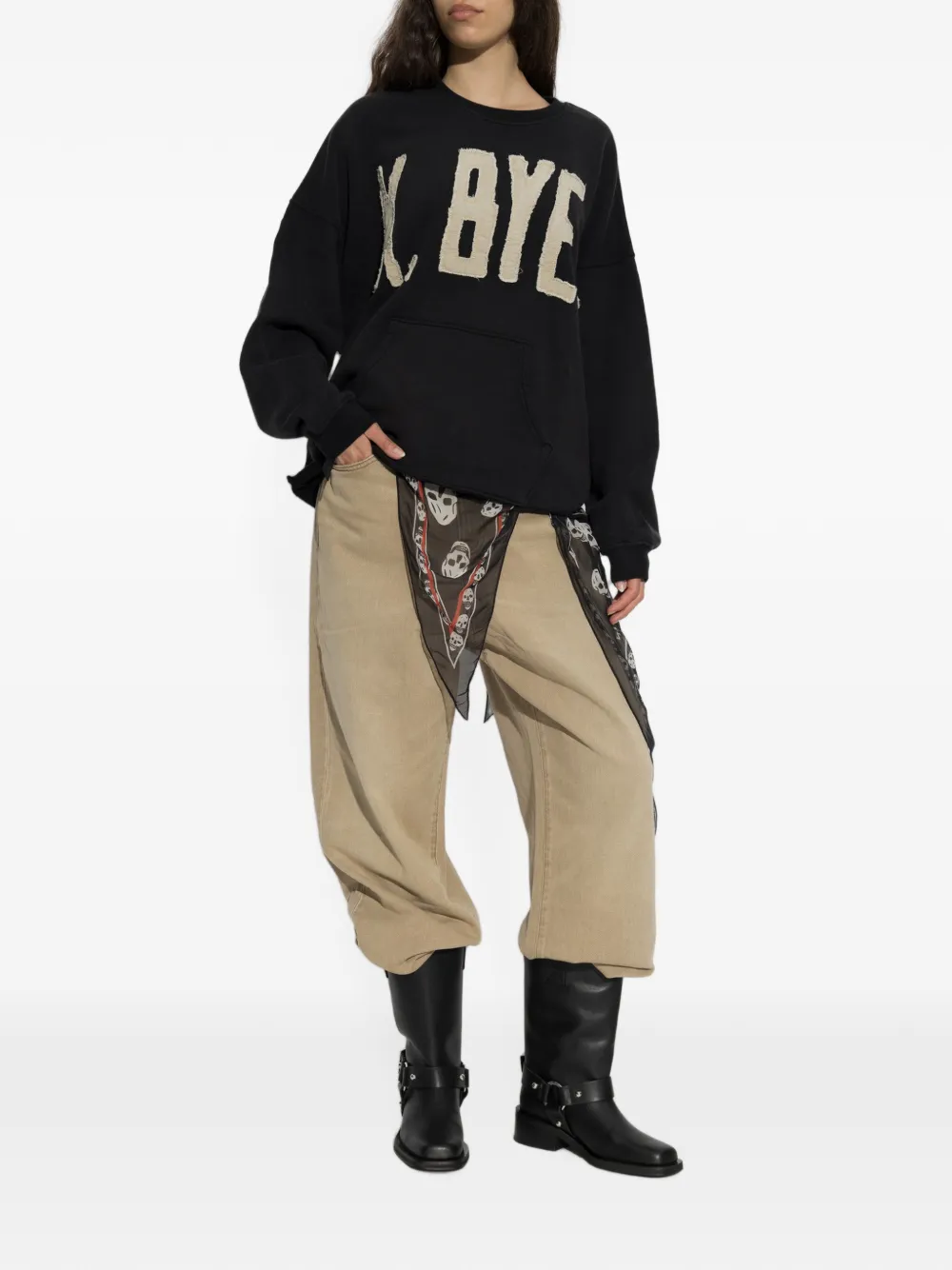 R13 Straight jeans Beige