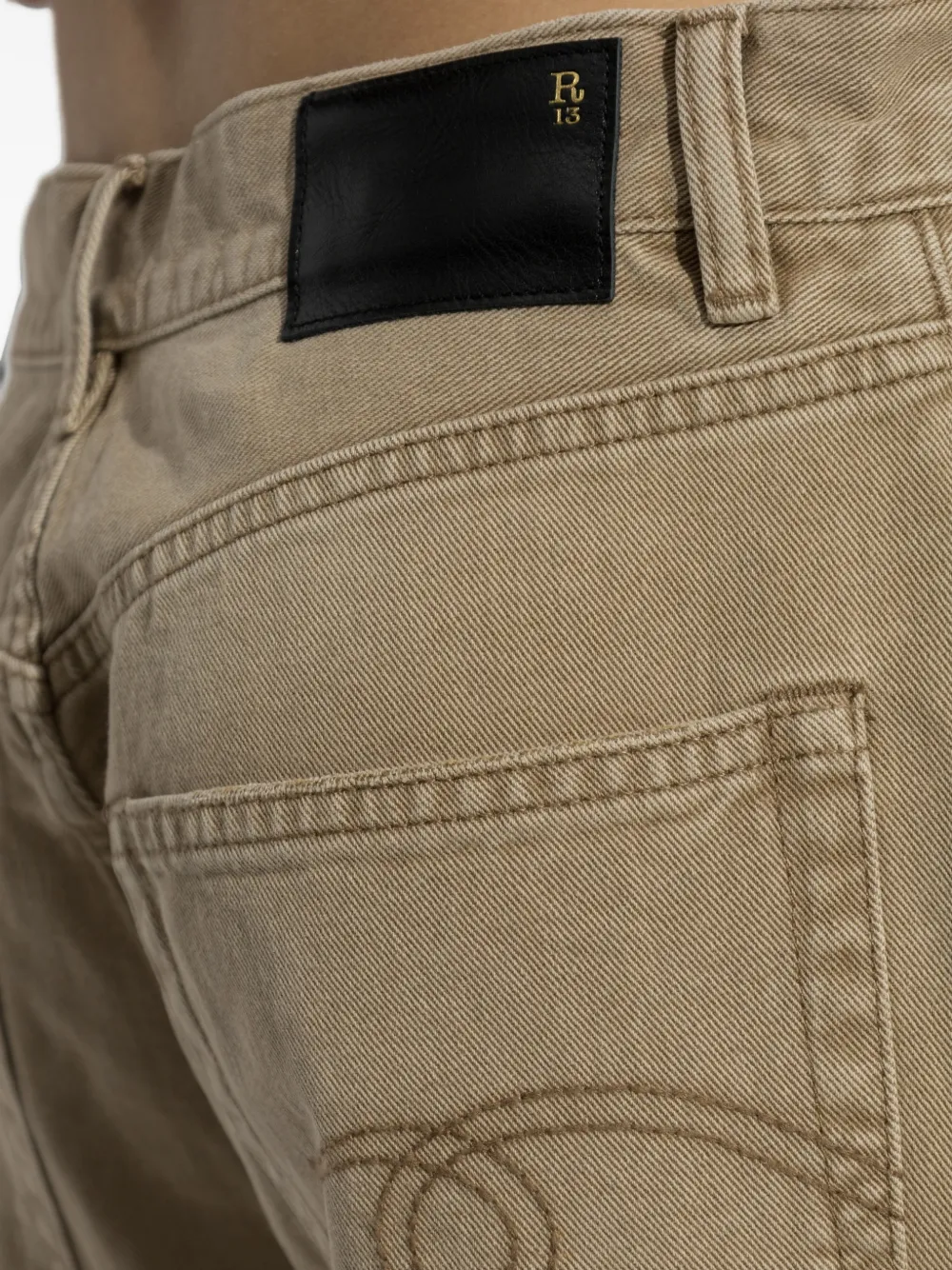 R13 Straight jeans Beige