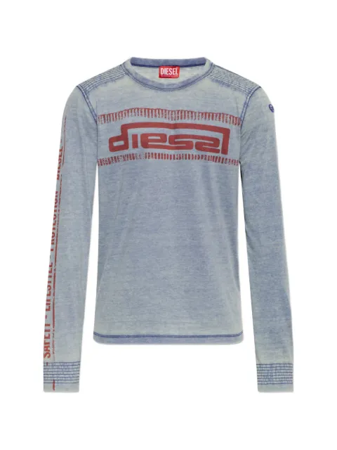 Diesel logo-print long-sleeve T-shirt