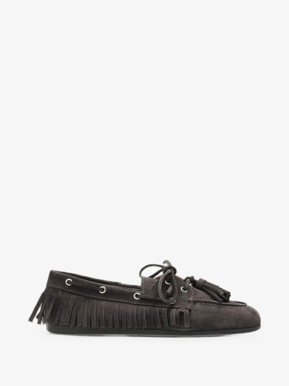 tassel-detail fringed loafers