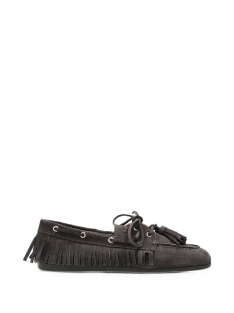 Posa tassel-detail fringed loafers