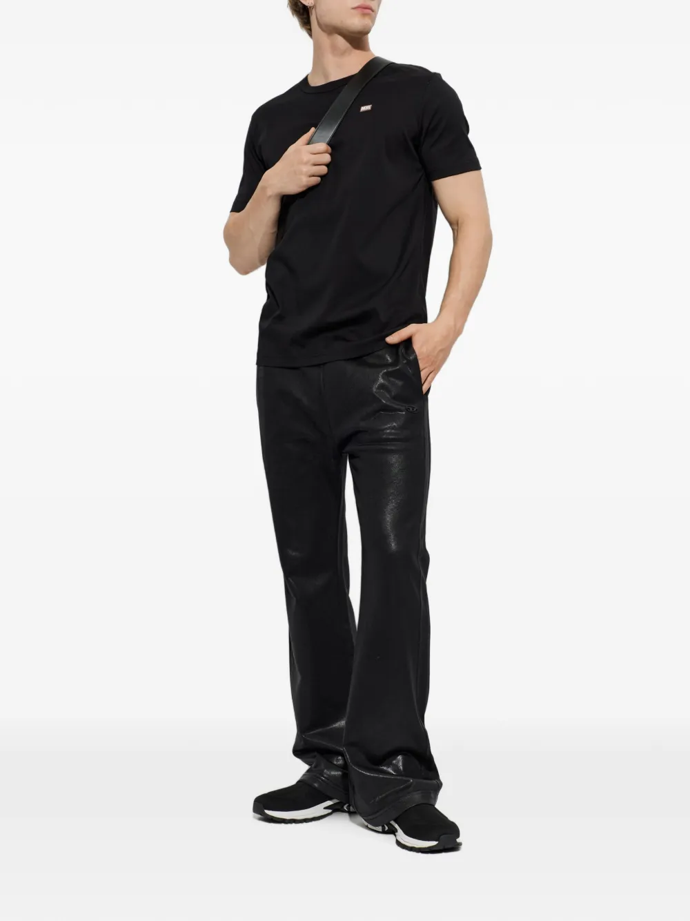 Diesel P-Glossy trainingsbroek Zwart