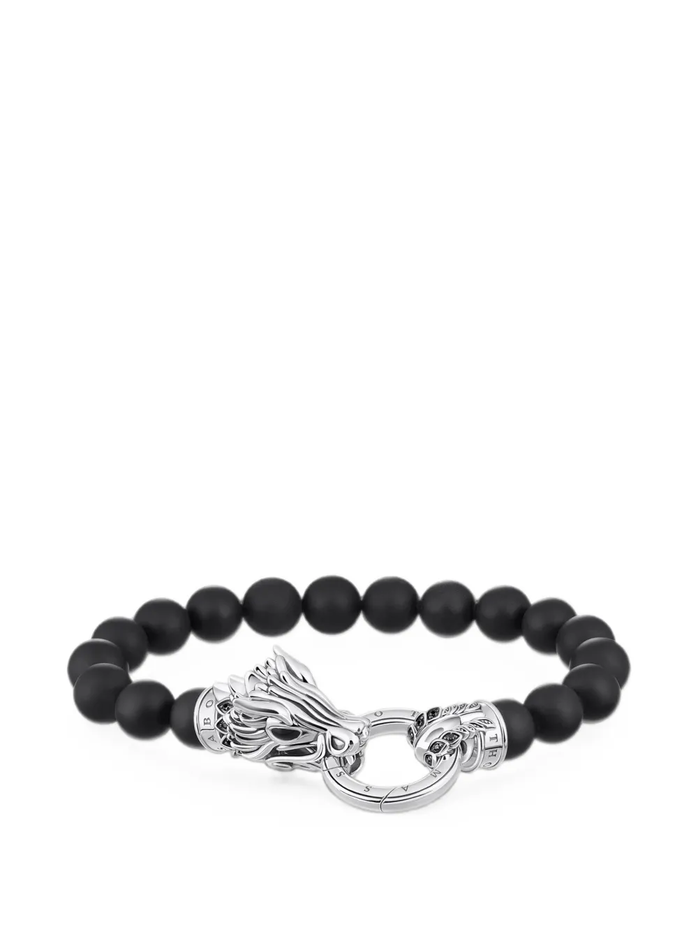 Thomas Sabo Perlenarmband mit Drachenverschluss - Silber