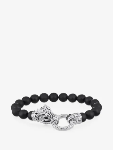 Thomas Sabo bracelet à perles et fermoir graphique
