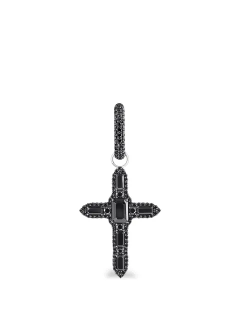 Thomas Sabo cross-pendant hoop earrings