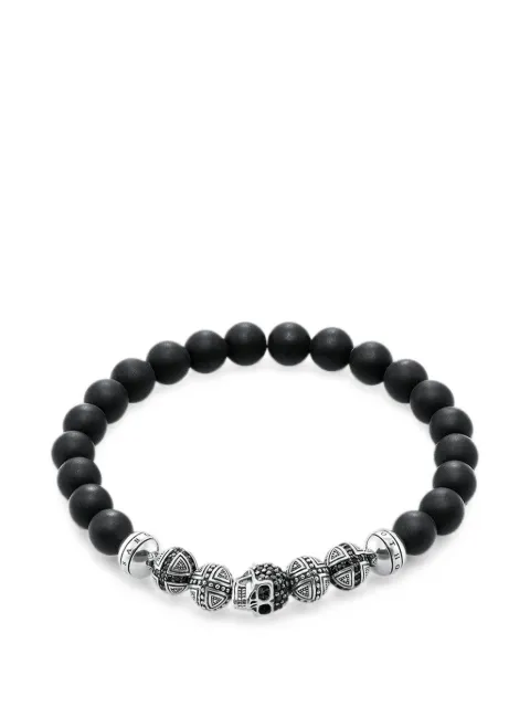 Thomas Sabo skull-bead bracelet