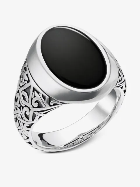 Thomas Sabo engraved signet ring