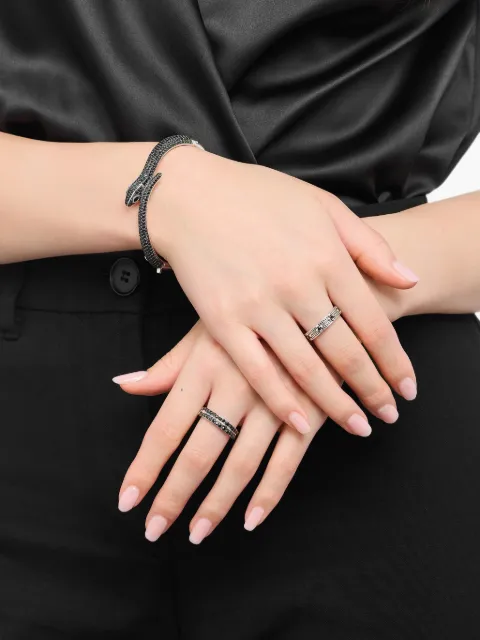 Thomas Sabo snake-shaped bangle bracelet