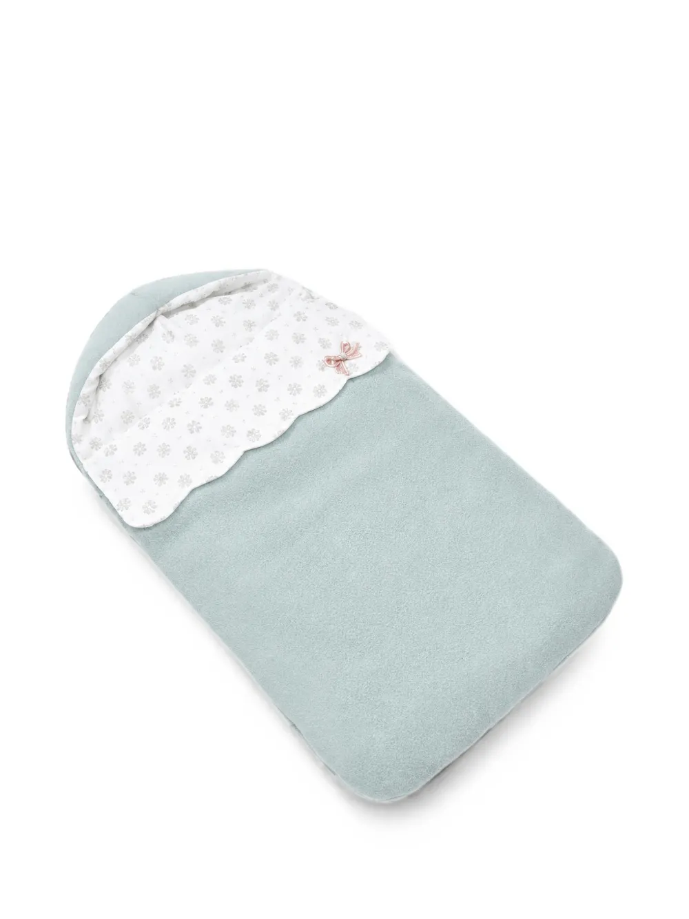 Paz Rodriguez floral-print bow-detail sleep bag - Verde