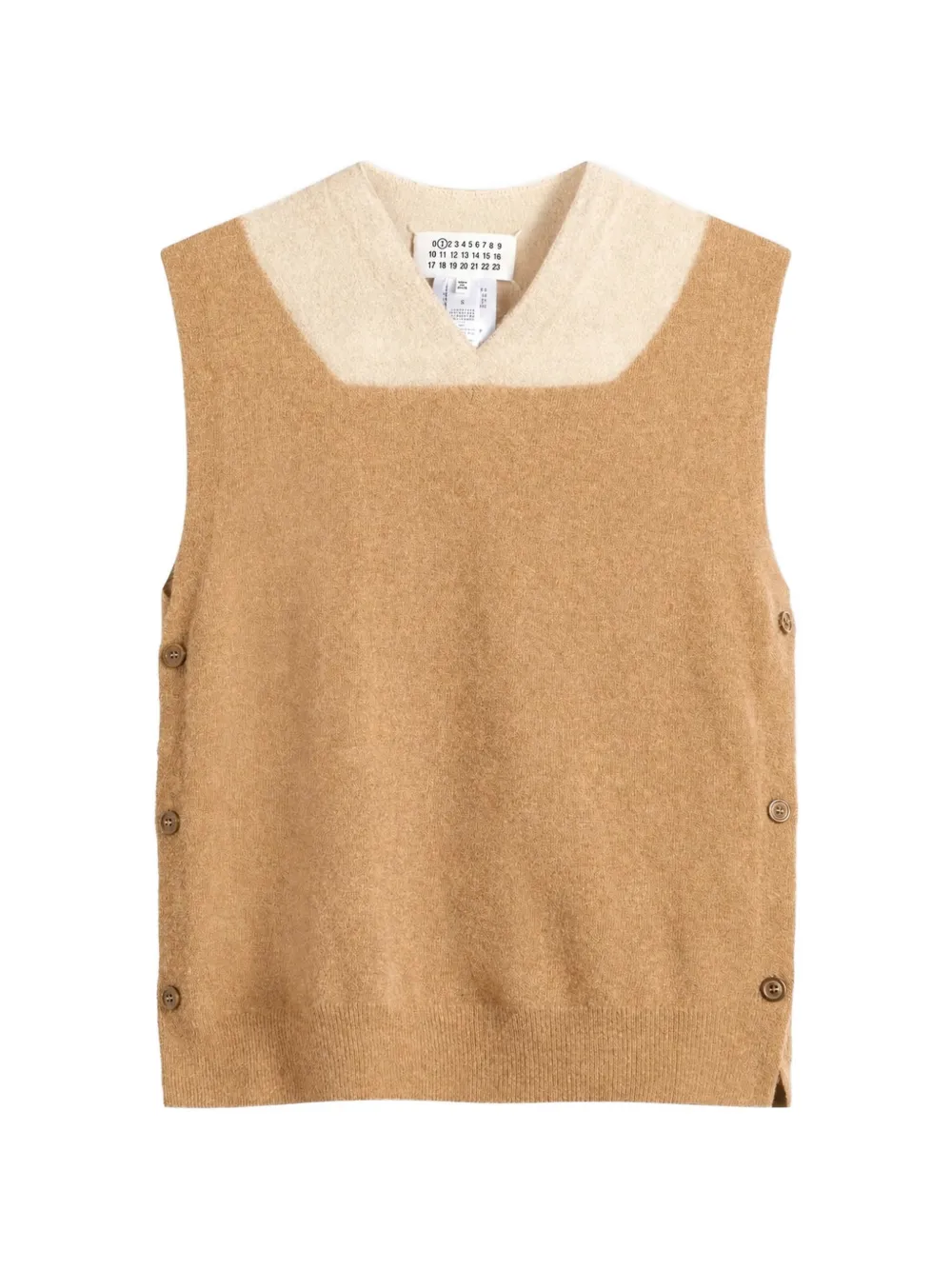 Maison Margiela Fuse knit vest - Toni neutri