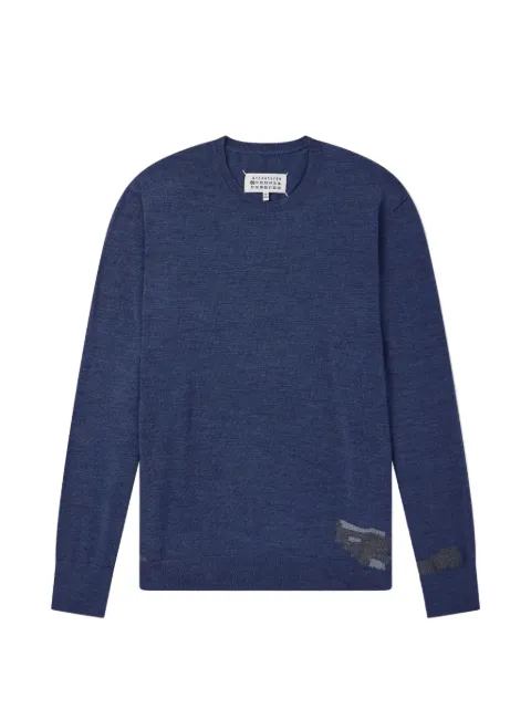 Maison Margiela patch-detail crew-neck sweater